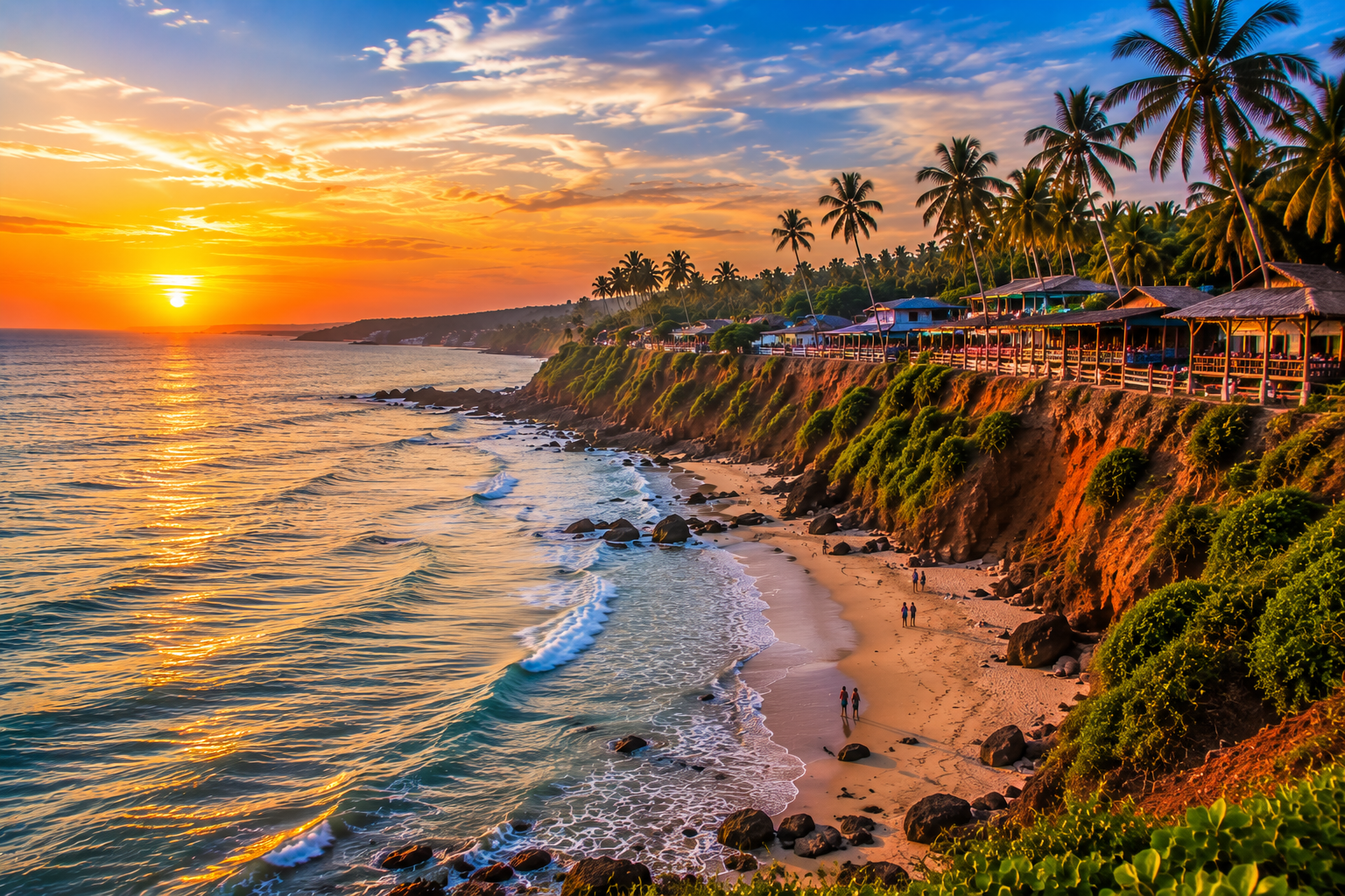 Calangute and Baga coast to explore by self-drive car
